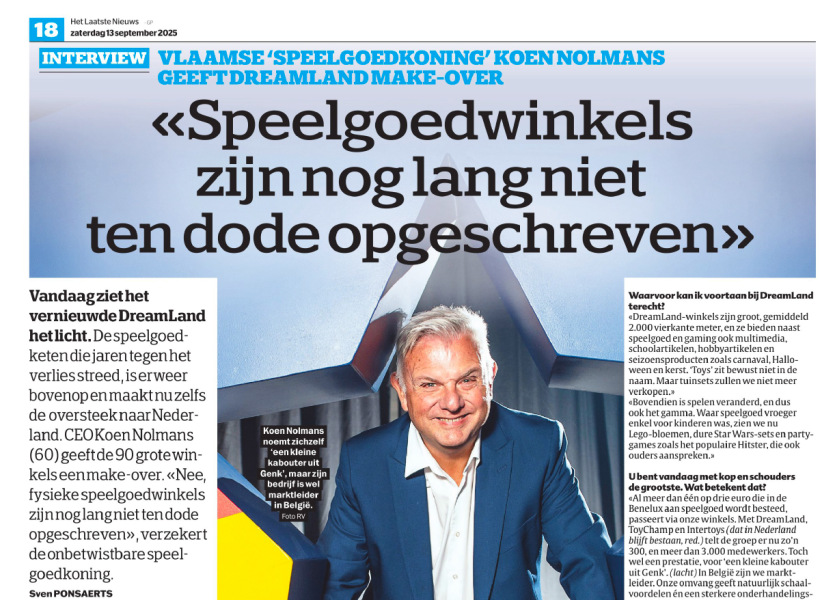 Artikel Dreamland HLN