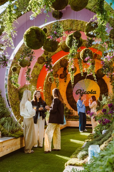 Sfeershot van Ricola event