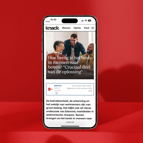 Persbericht Edenred op gsm